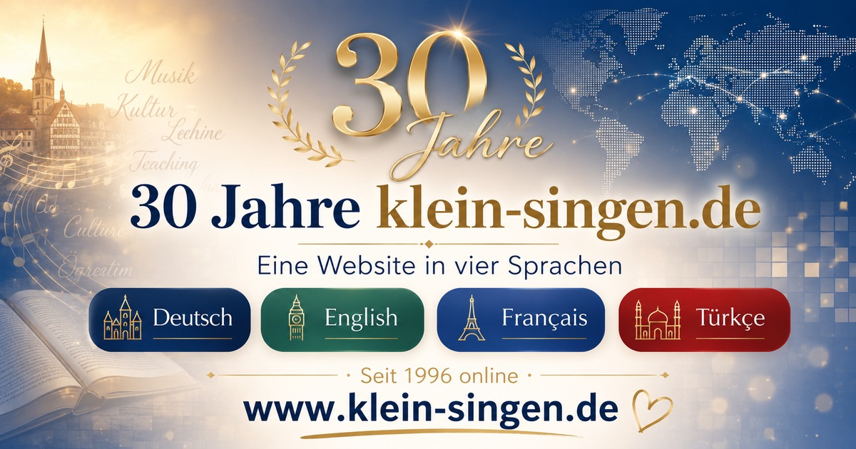 30 Jahre klein-singen.de – eine Website in vier Sprachen